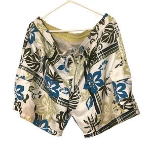 Floral Print Board Shorts